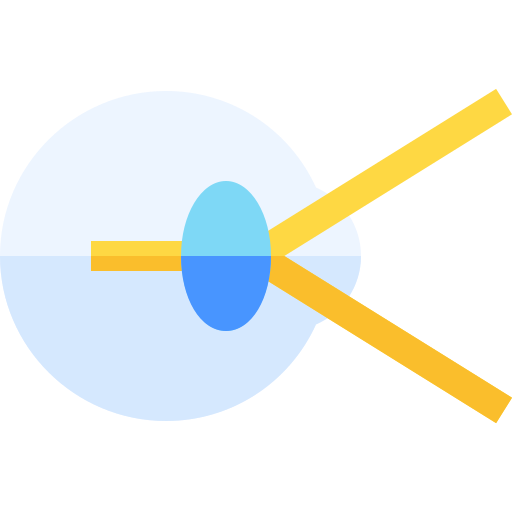 yeux Basic Straight Flat Icône