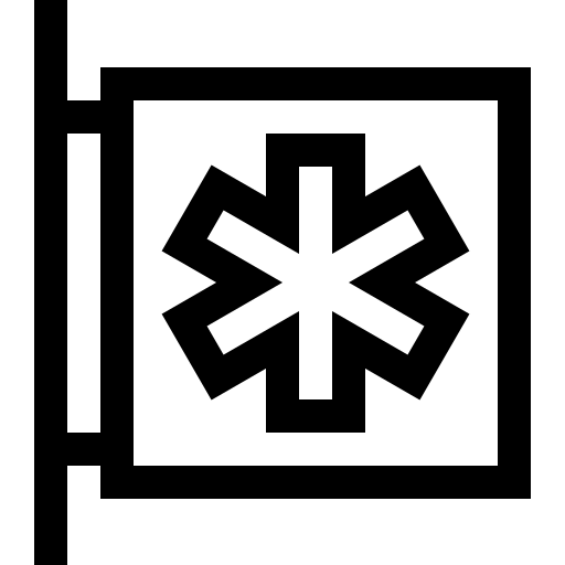 farmacia Basic Straight Lineal icona