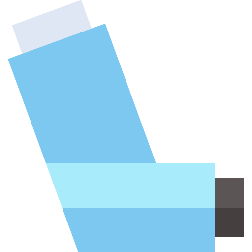 inhalator Basic Straight Flat icoon