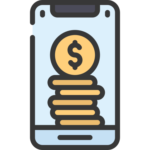Mobile payment Juicy Fish Soft-fill icon