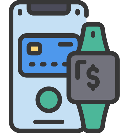 slimme horloge Juicy Fish Soft-fill icoon
