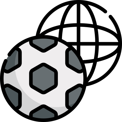 football Kawaii Lineal color Icône