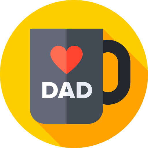 Dad Flat Circular Flat icon