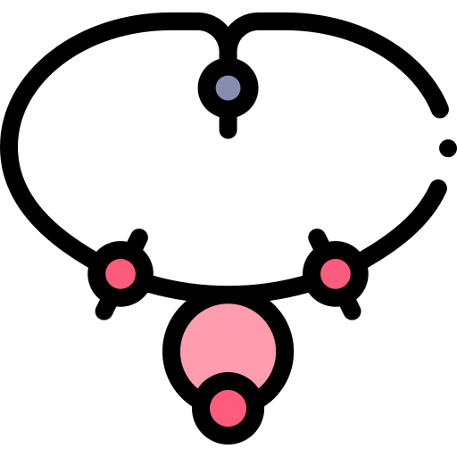 ネックレス Detailed Rounded Lineal color icon