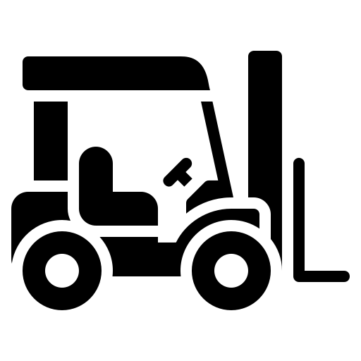 wózek widłowy Generic Glyph ikona