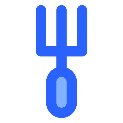フォーク Generic Blue icon