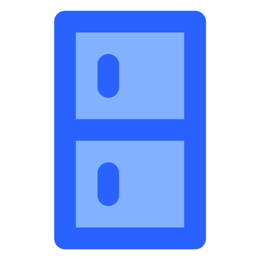 冷蔵庫 Generic Blue icon
