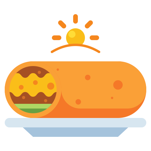 burrito Flaticons Flat Icône