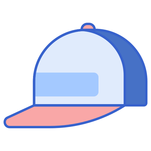 casquette de baseball Flaticons Lineal Color Icône