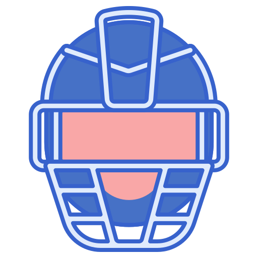 baseballmaske Flaticons Lineal Color icon