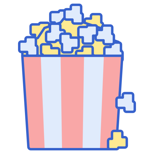 popcorn Flaticons Lineal Color icon