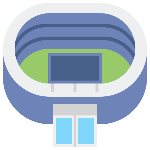 estadio Flaticons Flat icono