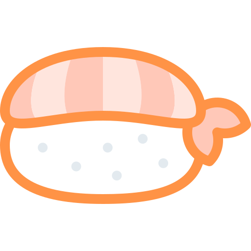 Sushi Detailed color Lineal color icon