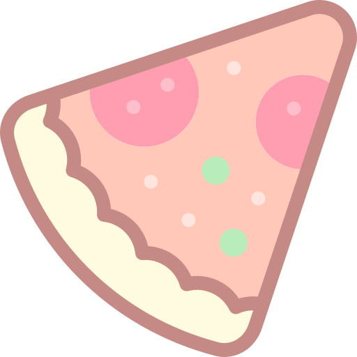 pizza Detailed color Lineal color Ícone