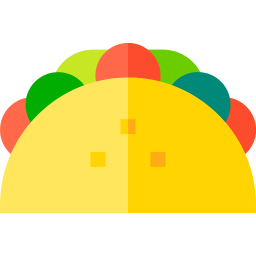 タコス Basic Straight Flat icon