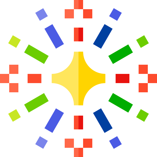 Фейерверк Basic Straight Flat иконка