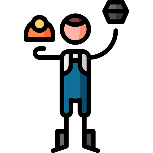 kohle Puppet Characters Lineal Color icon