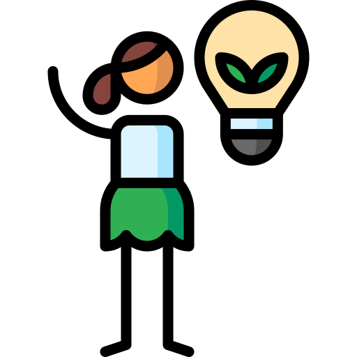 Light bulb Puppet Characters Lineal Color icon