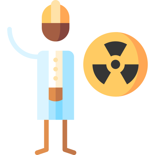 energia nuklearna Puppet Characters Flat ikona