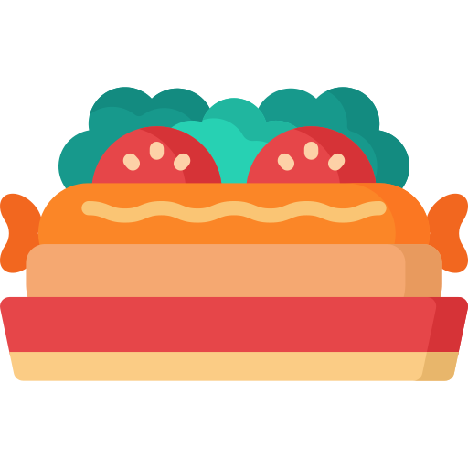 Hot dog Special Flat icon