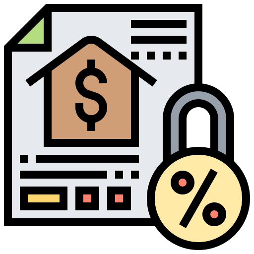 Mortgage Meticulous Lineal Color icon
