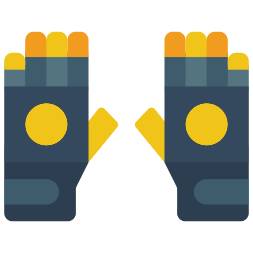 guantes Basic Miscellany Flat icono