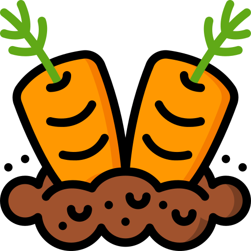 zanahorias Basic Miscellany Lineal Color icono