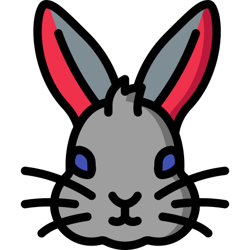 うさぎ Basic Miscellany Lineal Color icon