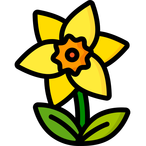 Daffodil Basic Miscellany Lineal Color icon