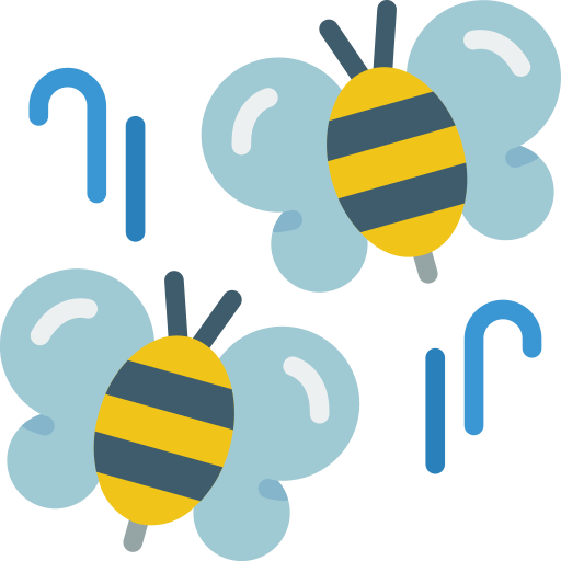 Bees Basic Miscellany Flat icon