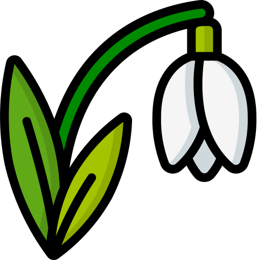 Snowdrop Basic Miscellany Lineal Color icon
