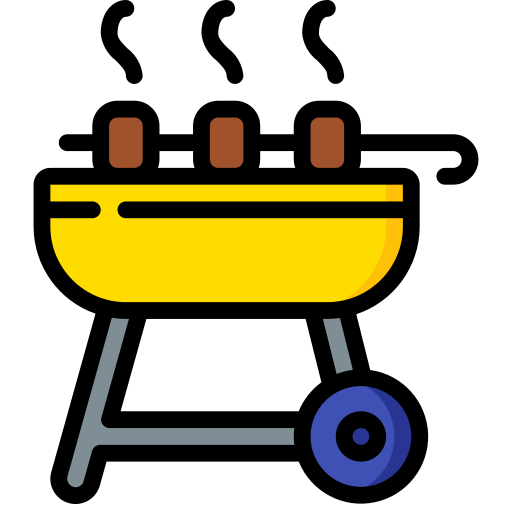 Barbeque Basic Miscellany Lineal Color icon