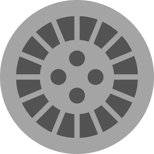 Alloy wheel Basic Miscellany Flat icon