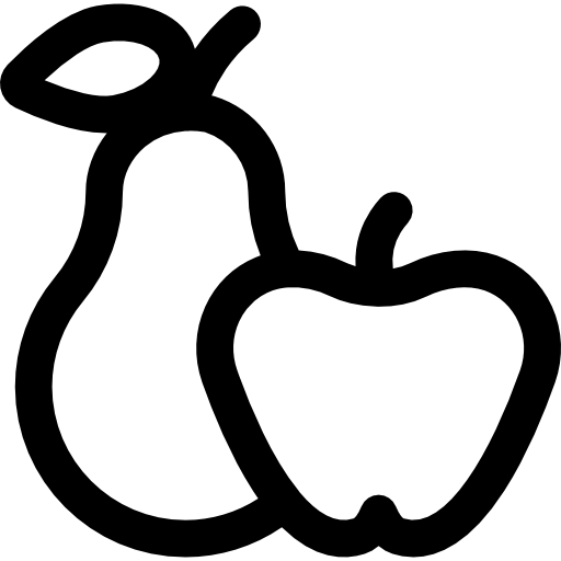 owoce Basic Rounded Lineal ikona
