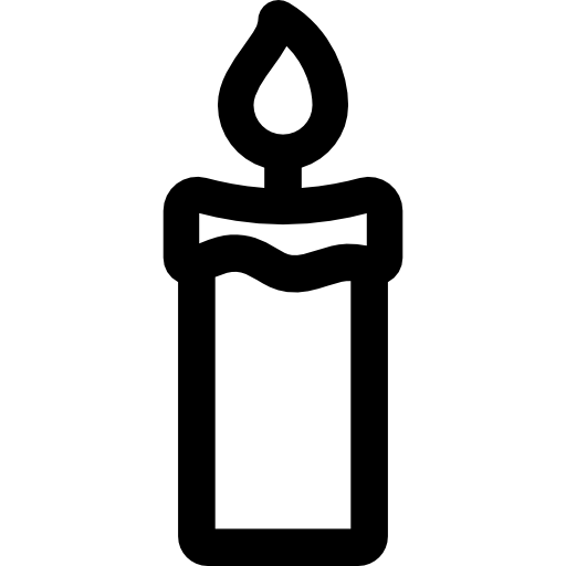 świeca Basic Rounded Lineal ikona