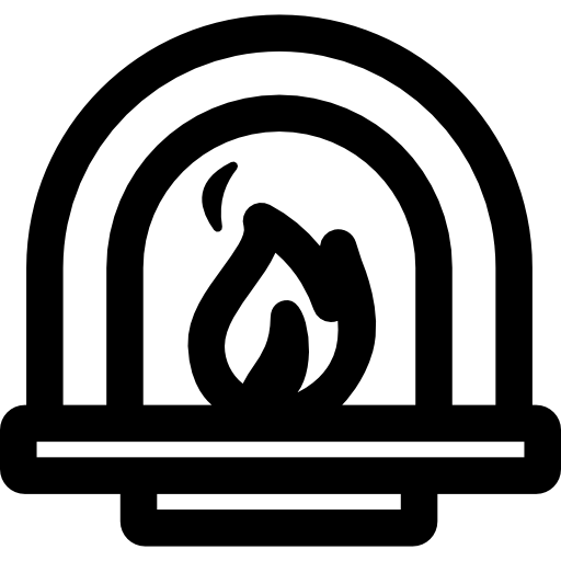 暖炉 Basic Rounded Lineal icon