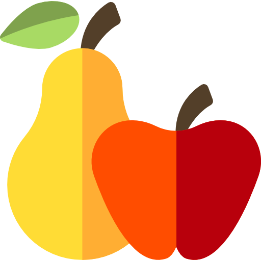 vruchten Basic Rounded Flat icoon