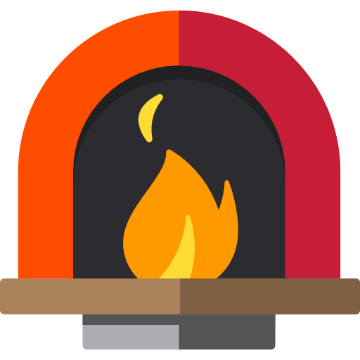 暖炉 Basic Rounded Flat icon