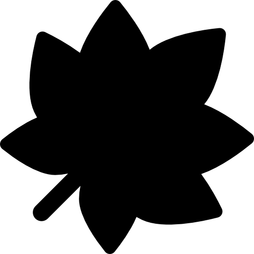 Maple leaf Basic Rounded Filled icon