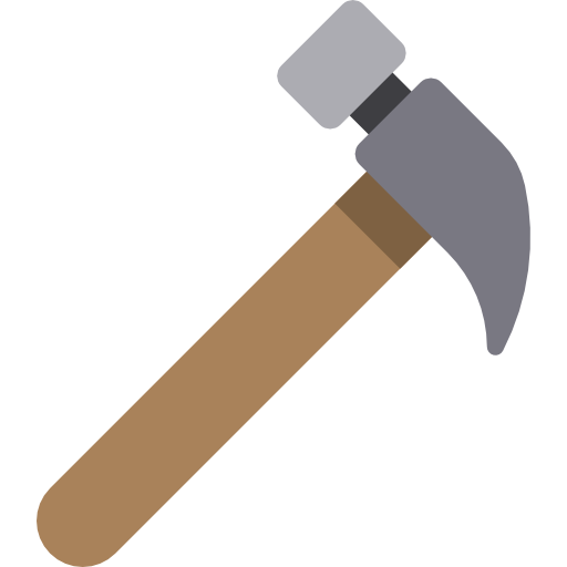 Hammer Basic Rounded Flat icon