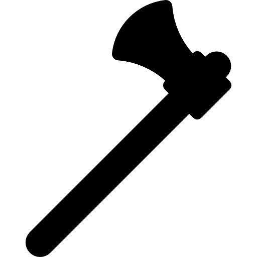 Axe Basic Rounded Filled icon