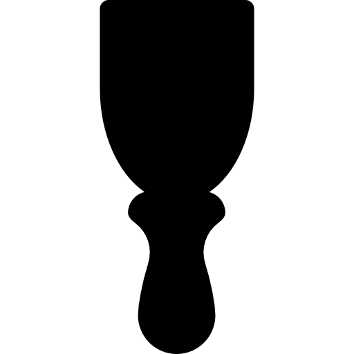 Trowel Basic Rounded Filled icon
