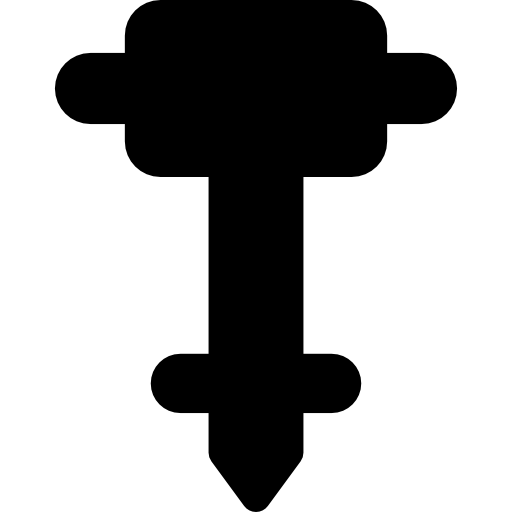 Jackhammer Basic Rounded Filled icon