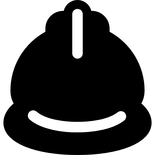 ヘルメット Basic Rounded Filled icon