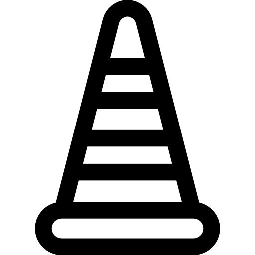 cono Basic Rounded Lineal icona