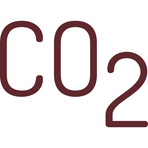 co2 Detailed Rounded Lineal color icona