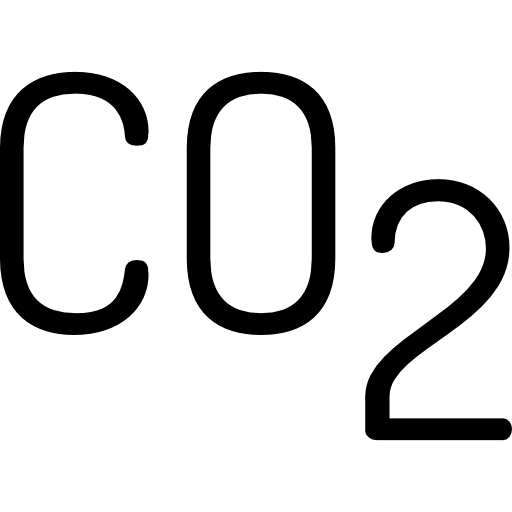 co2 Detailed Rounded Lineal icona