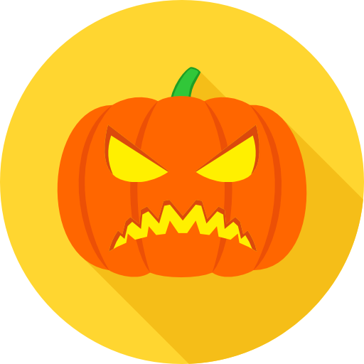 Pumpkin Icon monk Flat icon
