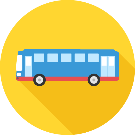 bus Icon monk Flat icoon