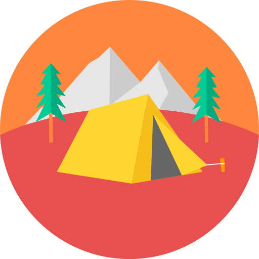 Camping Icon monk Flat icon